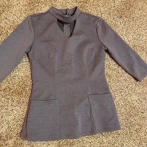 Jaanu grey scrub top